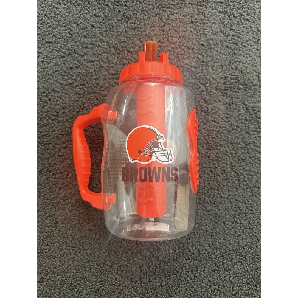 Cleveland Browns Water Bottle With Handle New